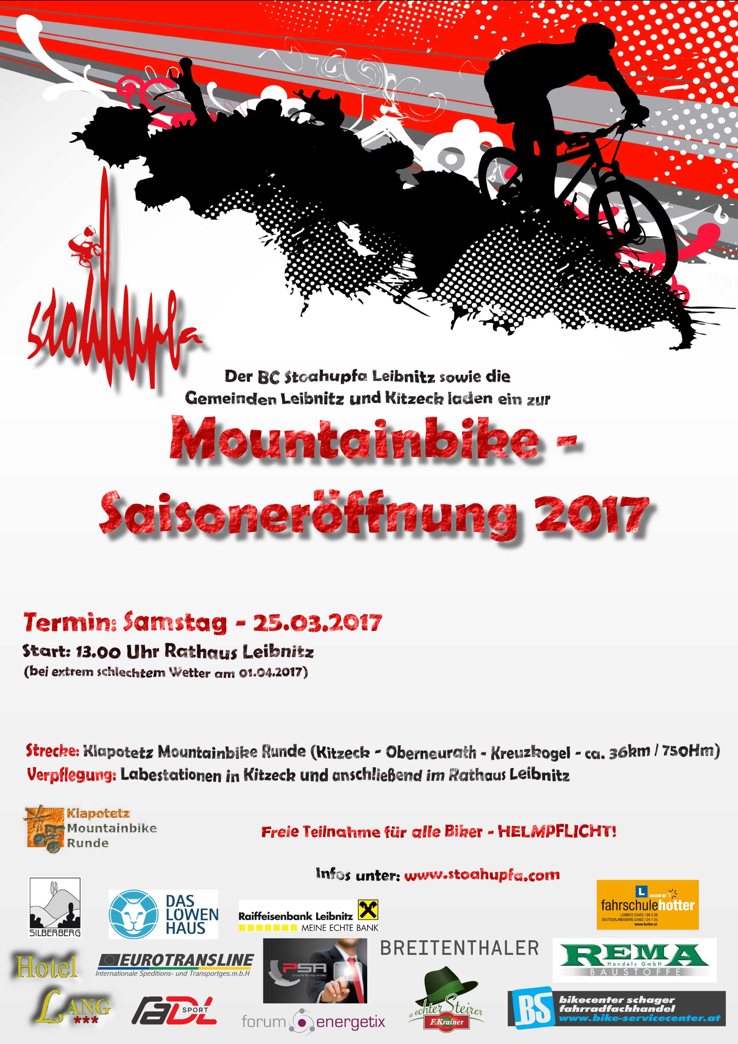 Mountainbike-Saisoneröffnung  / Anradeln @ Rathaus Leibnitz | Leibnitz | Österreich