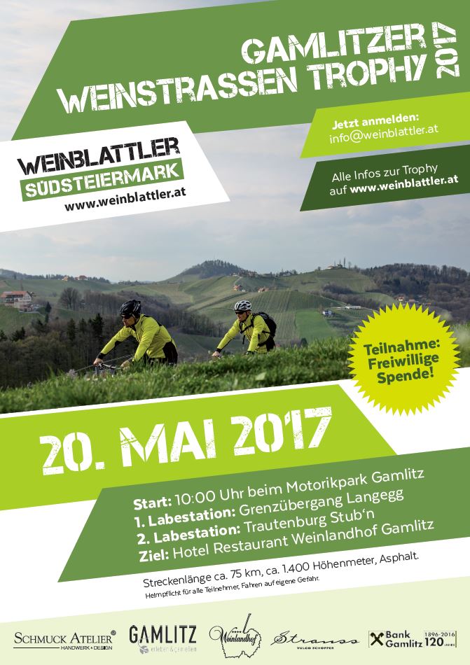 Weinstraßen Trophy 2017 (Weinblattler) @ Motorikpark Gamlitz | Gamlitz | Steiermark | Österreich